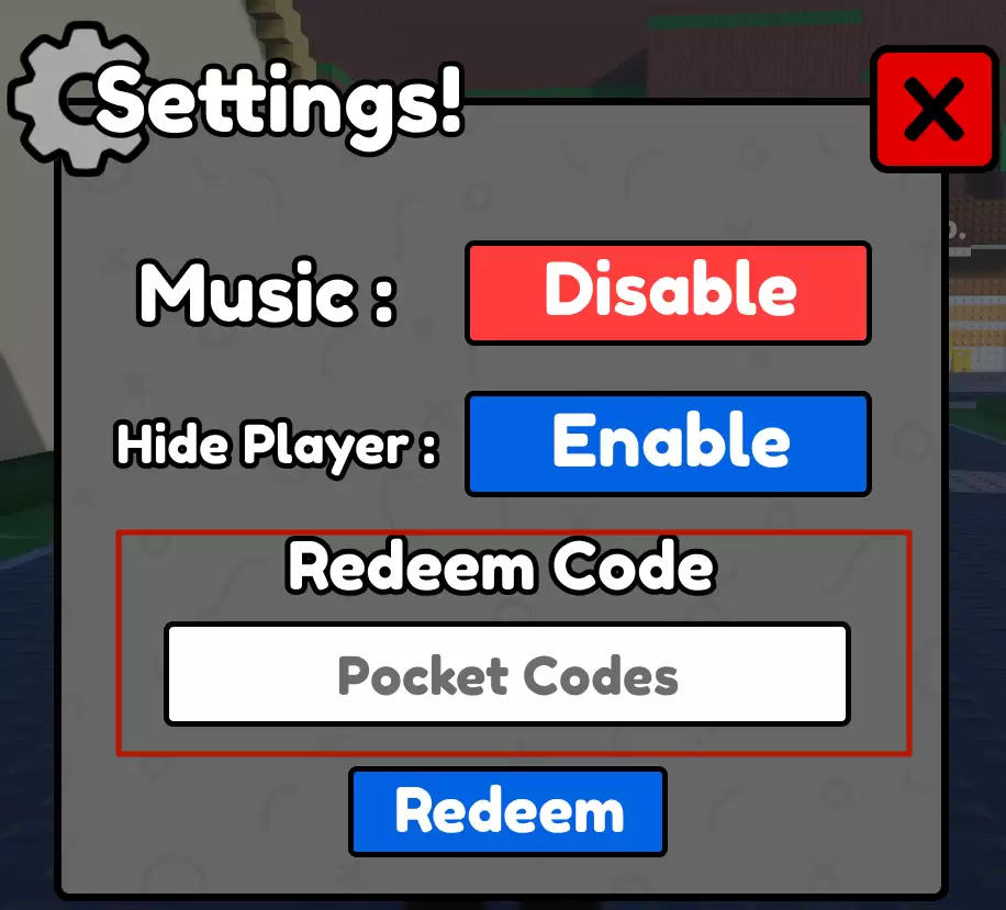 How to redeem Find The Noobies Morphs codes?