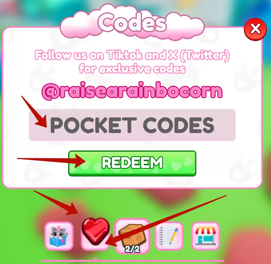 How to redeem Raise a Rainbocorn codes?