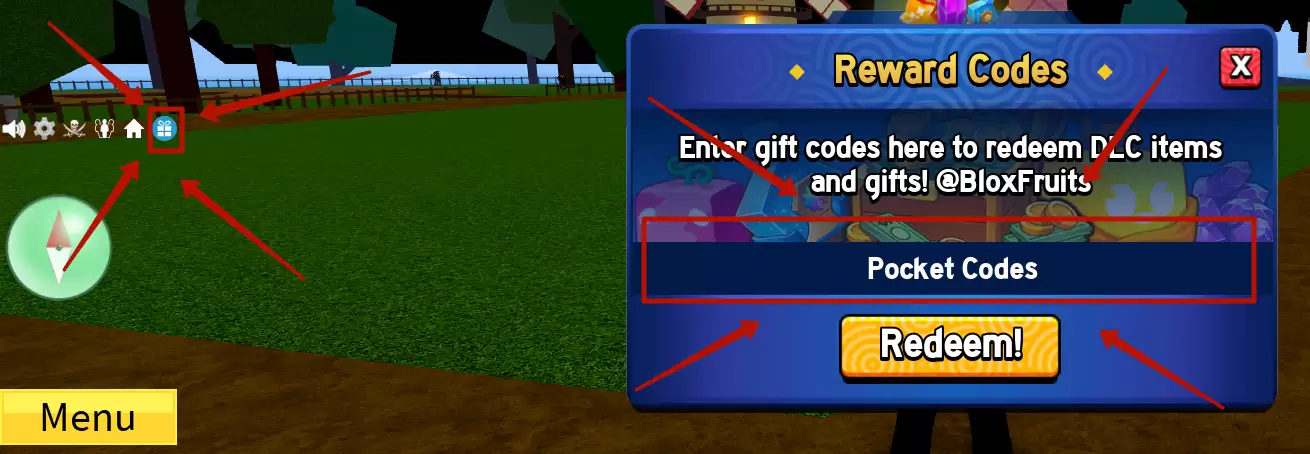 How to redeem Blox Fruits codes?