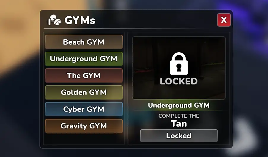 Gym League Gyms Guide - how to unlock all?