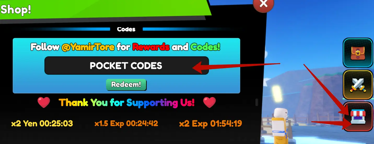 How to redeem Anime Collide codes?