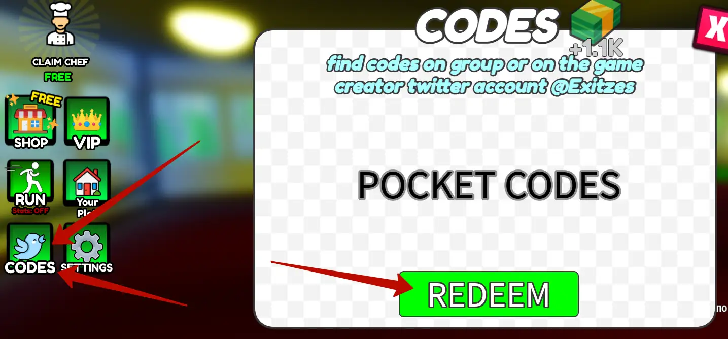 How to redeem Chef Tycoon codes?