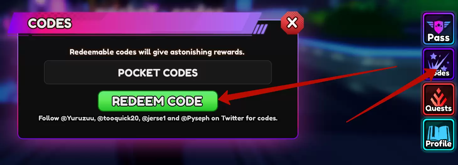 How to redeem Anime Vanguards codes?