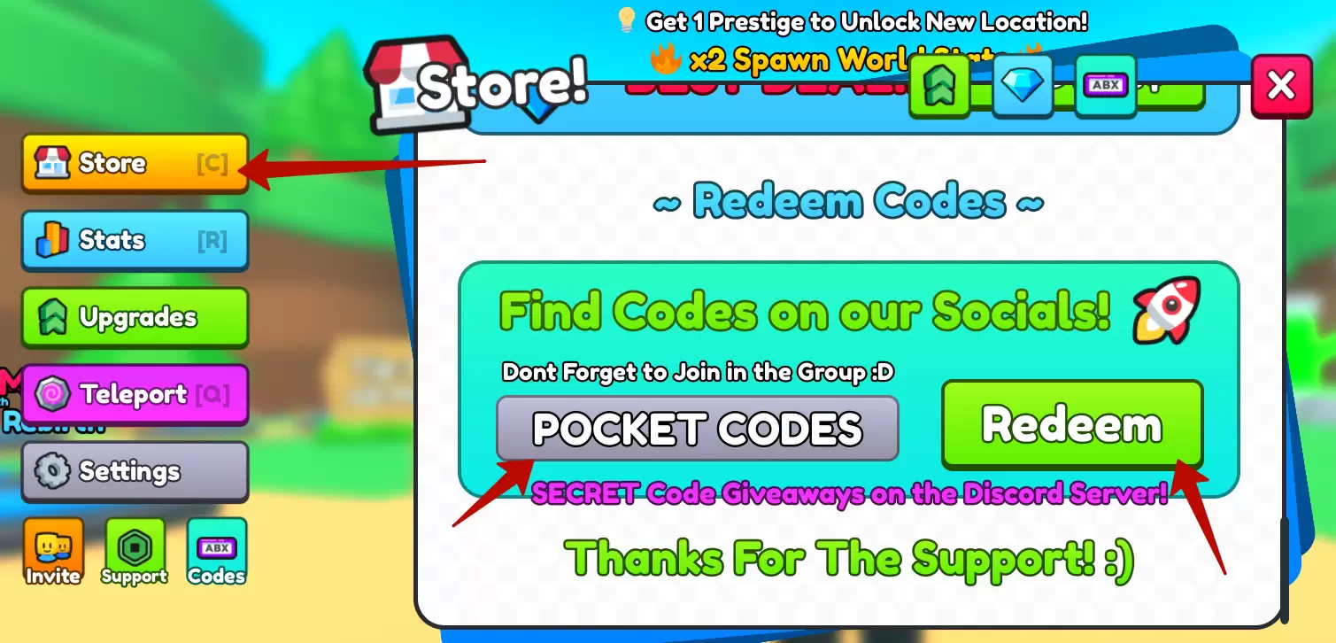 How to redeem Insane Button Simulator codes?