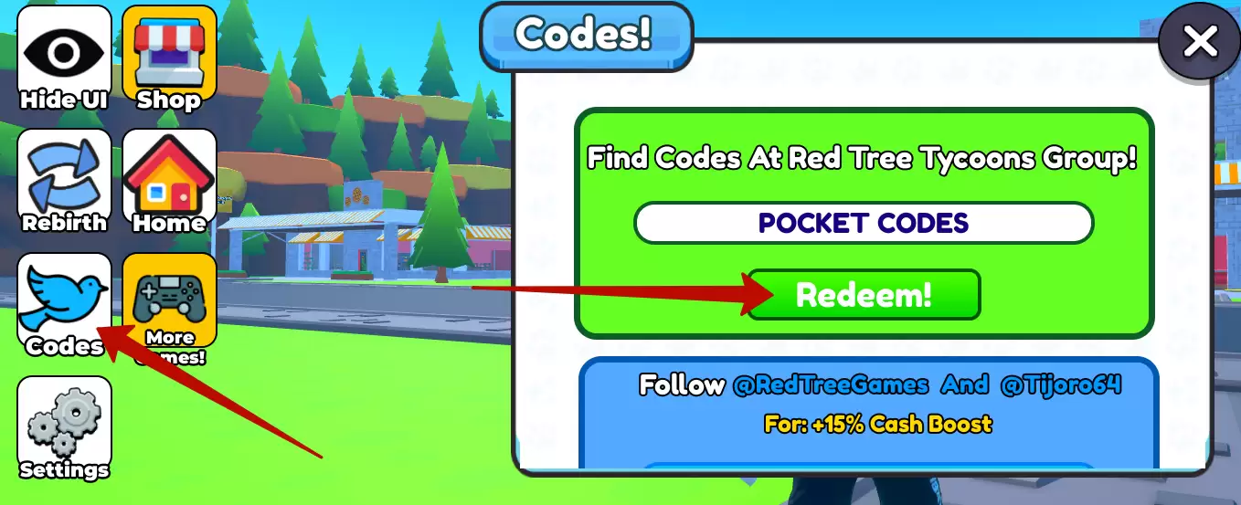 How to redeem Pizzeria Tycoon 2 codes