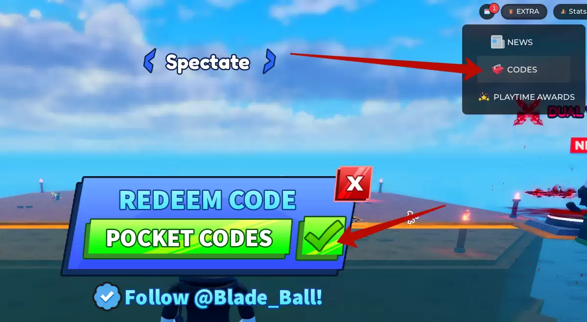 How to use a Blade Ball Roblox code?