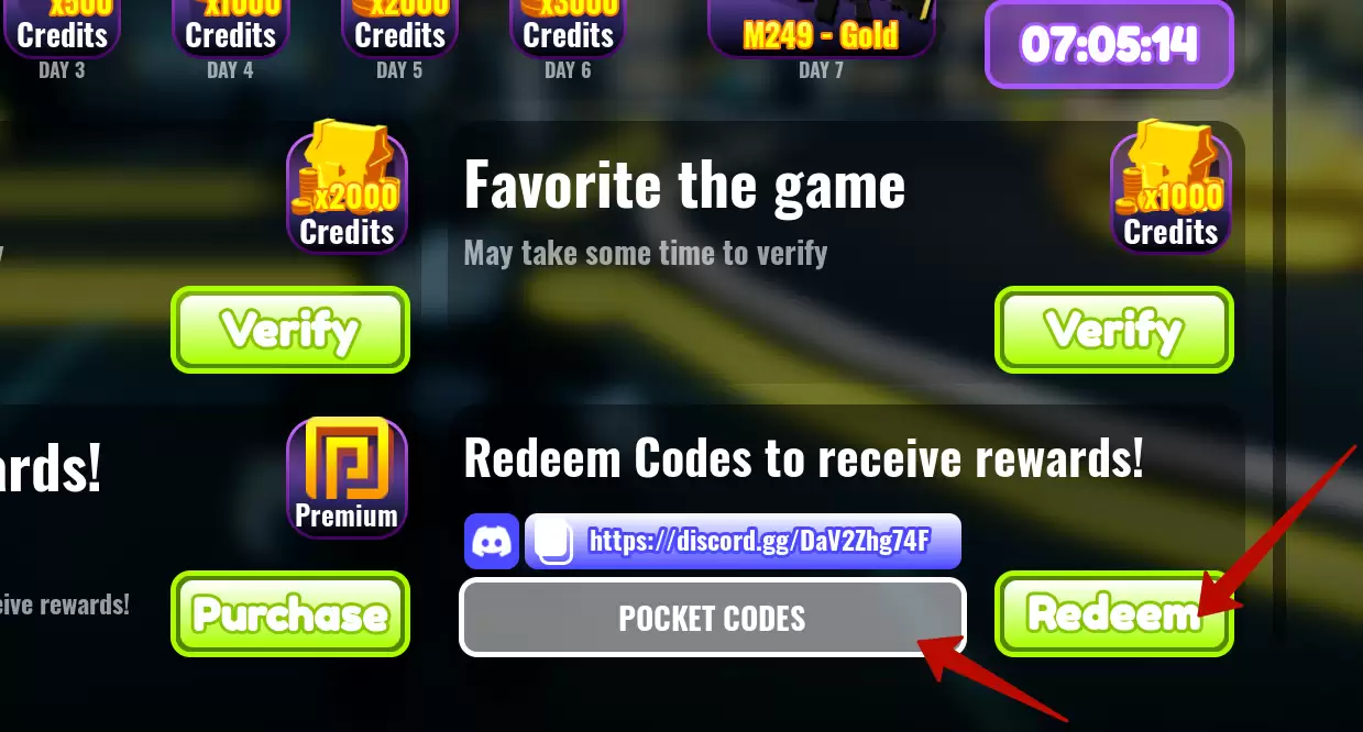 How to redeem Infection Gunfight codes?