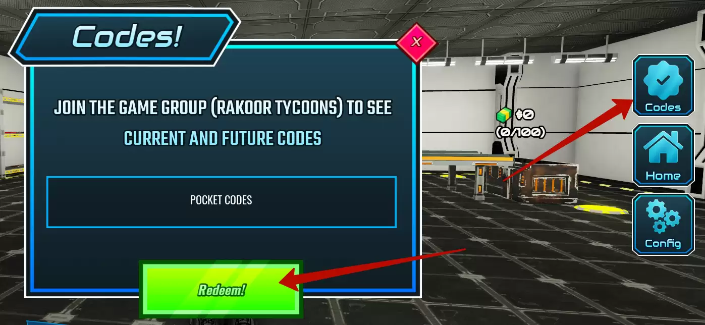 How to redeem MAKE ROBOTS TO TAKE OVER THE WORLD TYCOON codes?