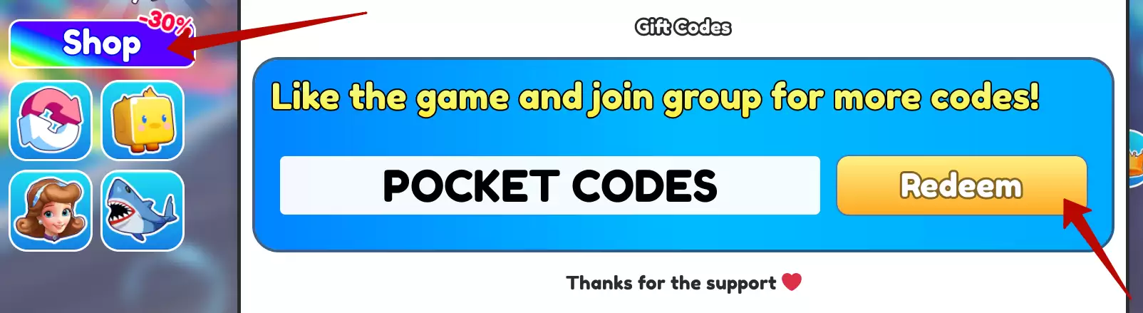 How to redeem Fish Training codes?