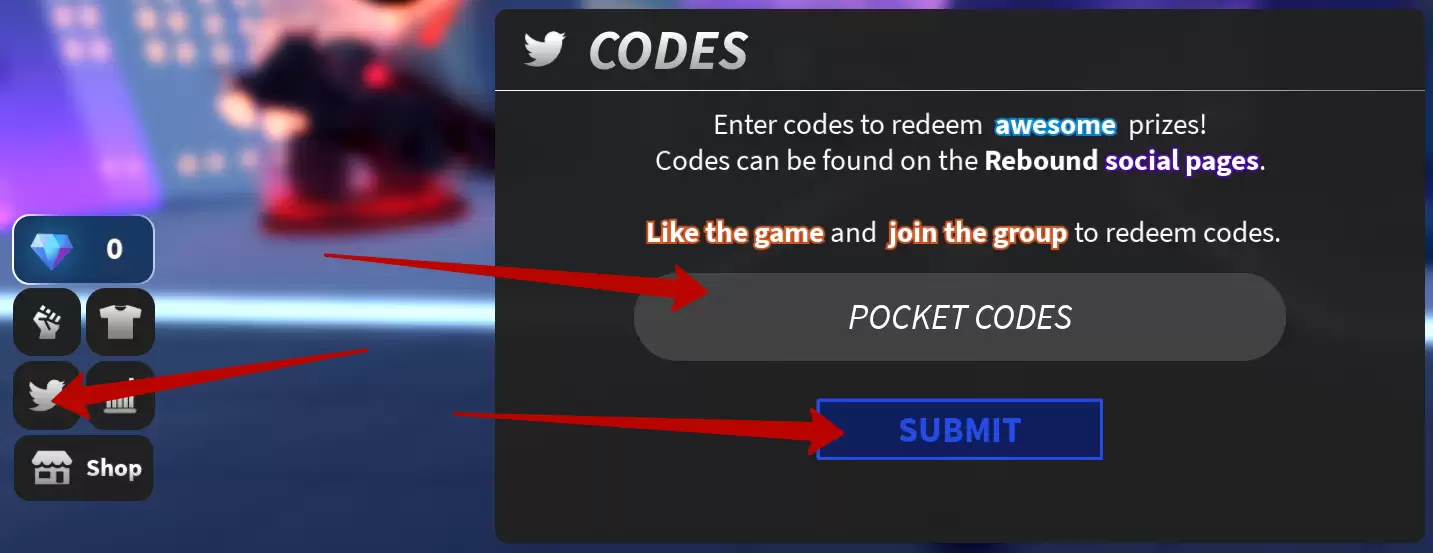 How to redeem REBOUND codes?