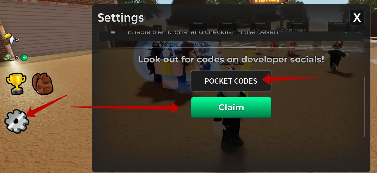 How to redeem A dusty trip codes?
