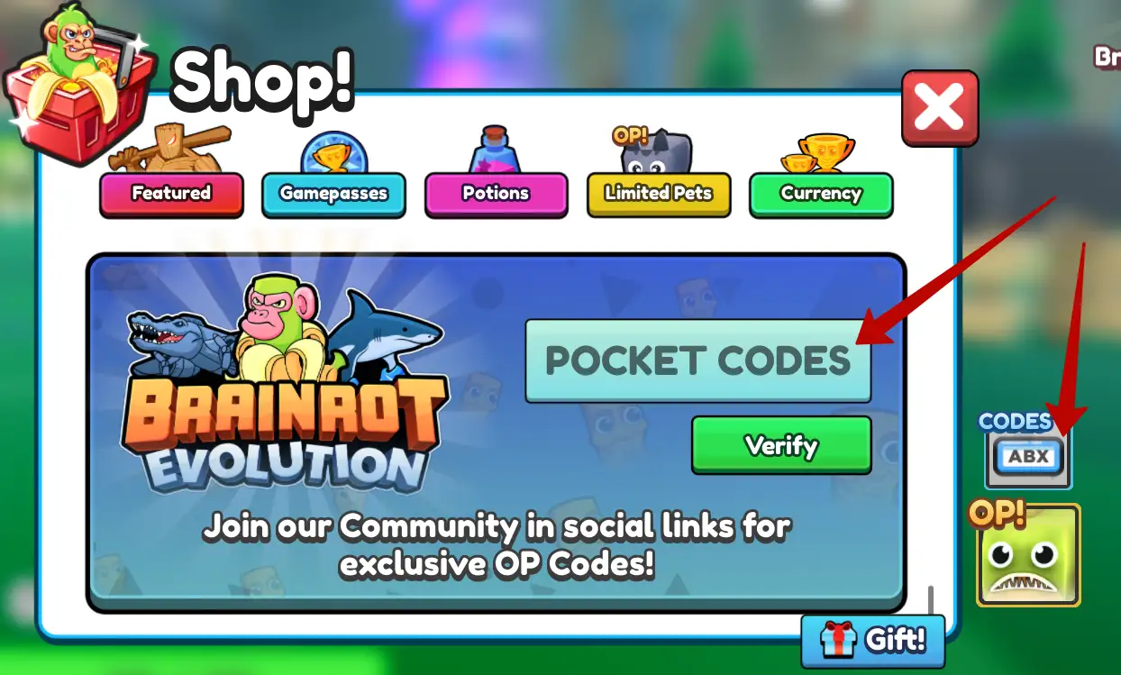 How to redeem Brainrot Evolution codes?